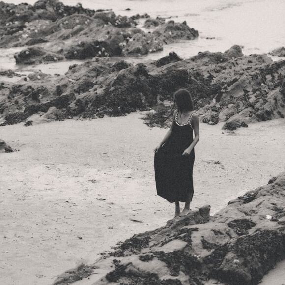 ZARA BEADED MIDI DRESS - Picture 5 of 8